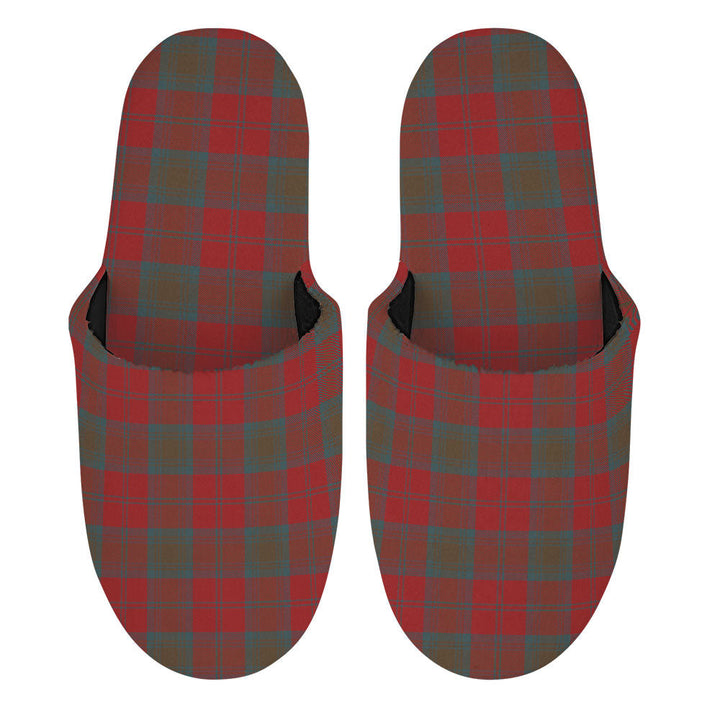 Lindsay Weathered Clan Badge Tartan Mop Slippers
