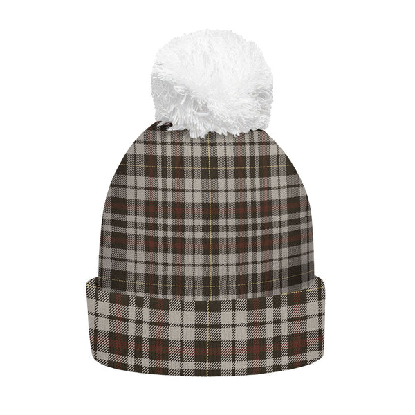 Little Arisaid Weathered Clan Badge Tartan Bobble Beanie Hat