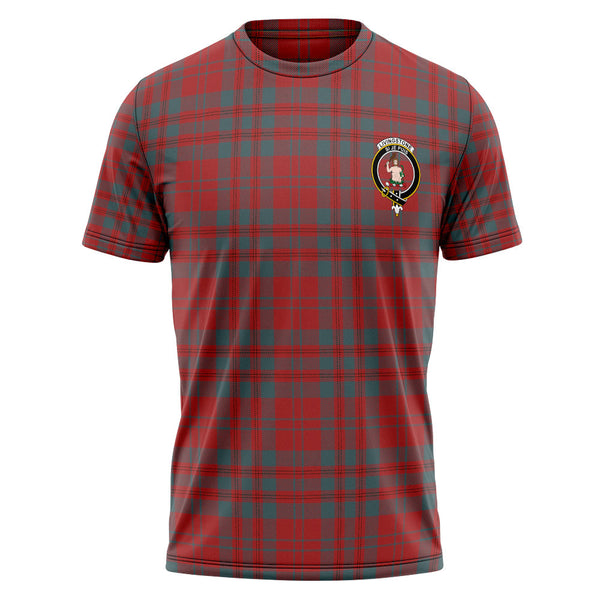 Livingstone Weathered Clan Badge Tartan T-Shirt