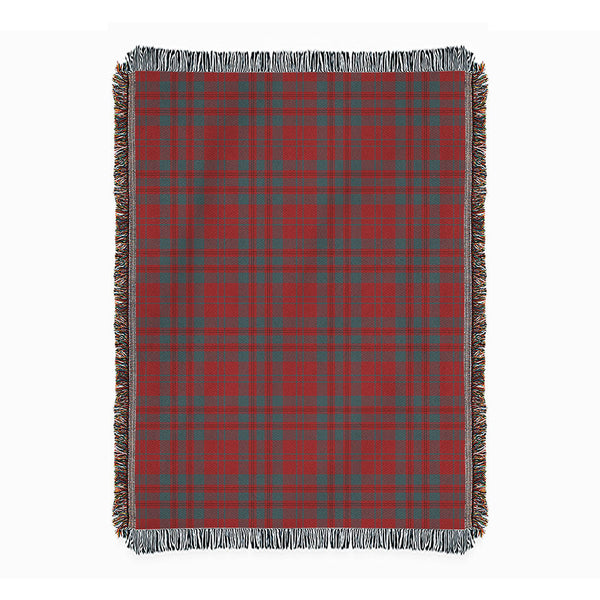 Livingstone Weathered Clan Badge Tartan Woven Blanket