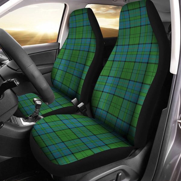 Lockhart Ancient Clan Badge Tartan Car Seat Covers