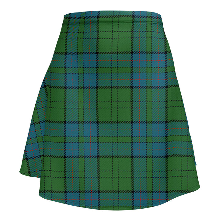 Lockhart Ancient Clan Badge Tartan Flared Skirt