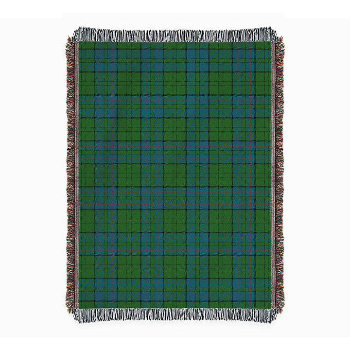 Lockhart Ancient Clan Badge Tartan Woven Blanket