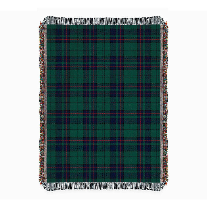 Lockhart Modern Clan Badge Tartan Woven Blanket