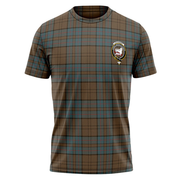 Lockhart Weathered Clan Badge Tartan T-Shirt