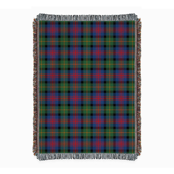 Logan Modern Clan Badge Tartan Woven Blanket