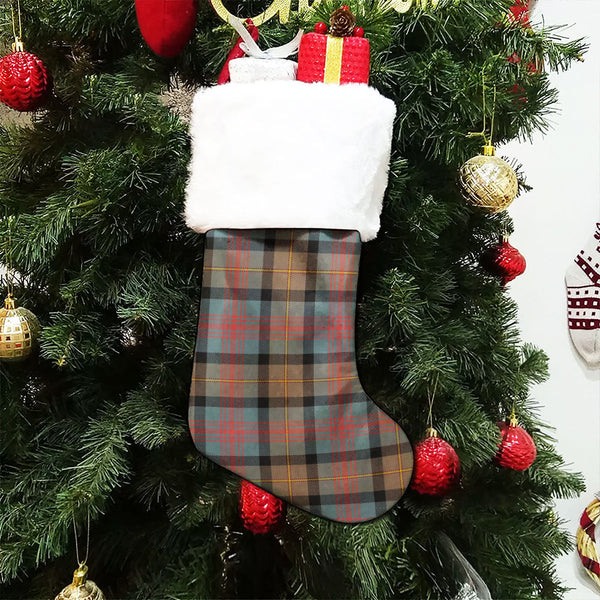 Logan Weathered Clan Badge Tartan Christmas Stocking