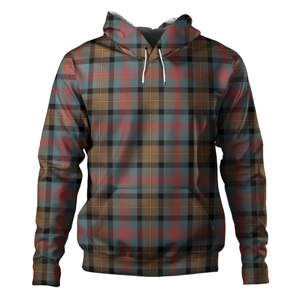 Logan Weathered Clan Badge Tartan Hoodie