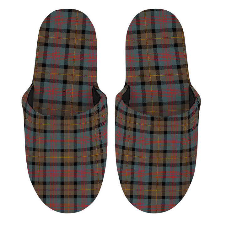 Logan Weathered Clan Badge Tartan Mop Slippers