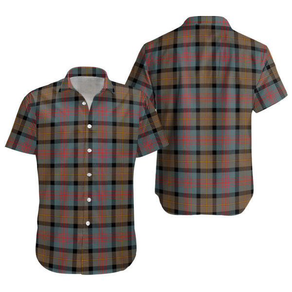 Logan Weathered Clan Badge Tartan Short Sleeve Shirt