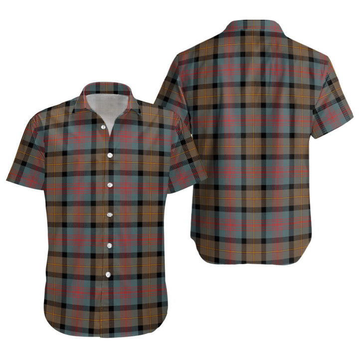 Logan Weathered Clan Badge Tartan Short Sleeve Shirt