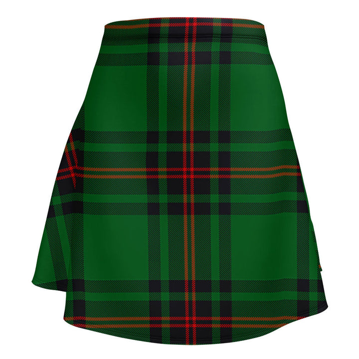 Logie Clan Badge Tartan Flared Skirt