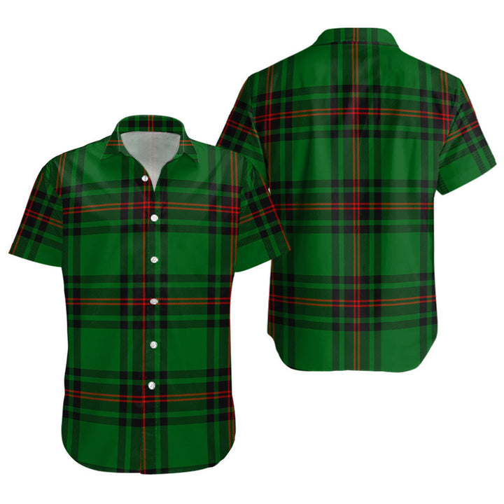 Logie Clan Badge Tartan Short Sleeve Shirt
