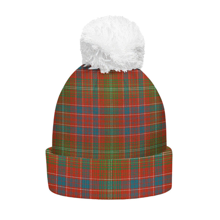 Lumsden Ancient Clan Badge Tartan Bobble Beanie Hat
