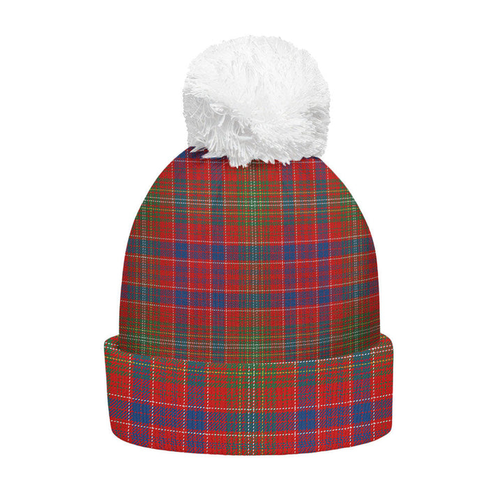Lumsden Modern Clan Badge Tartan Bobble Beanie Hat