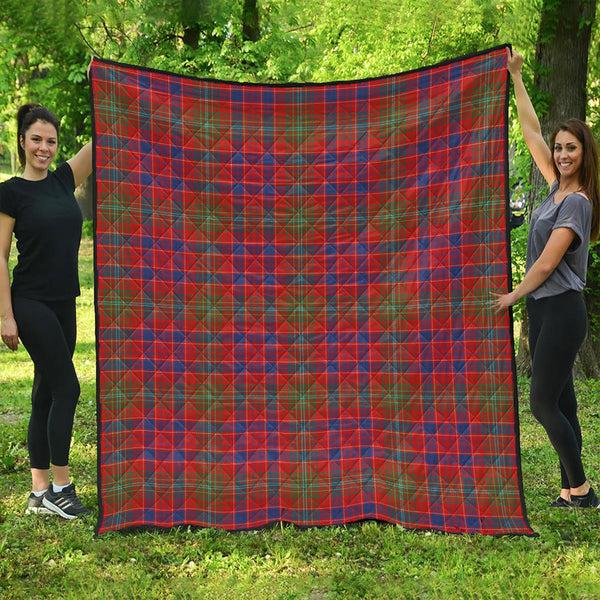 Lumsden Modern Clan Badge Tartan Premium Quilt