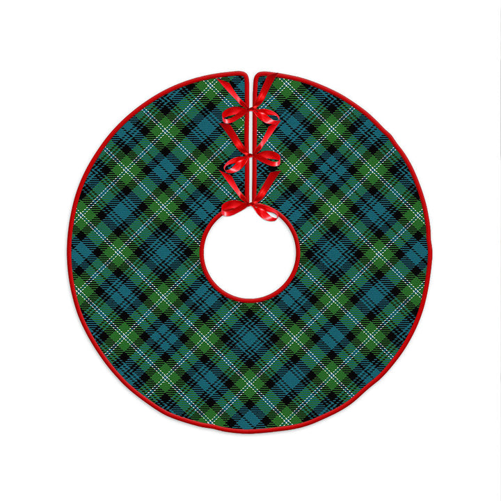 Lyon (Liall Lyall Lyle) Ancient Clan Badge Tartan Christmas Tree Skirt