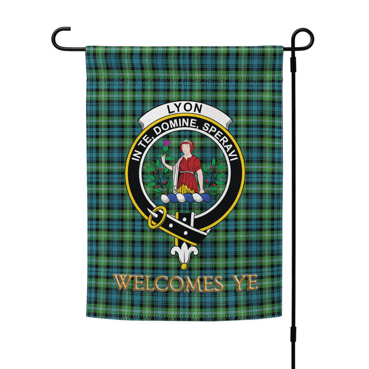 Lyon (Liall Lyall Lyle) Ancient Clan Badge Tartan Garden Flag