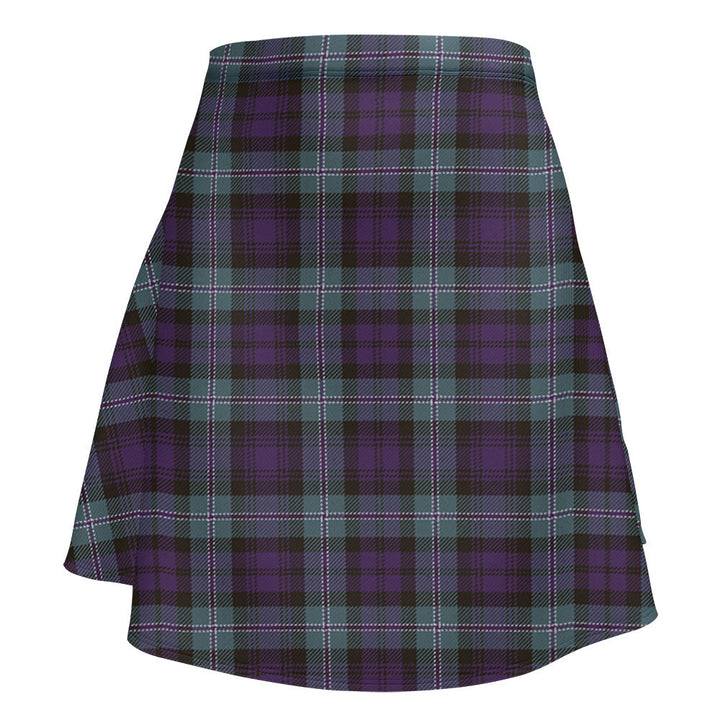 Lyon ((Liall Lyall Lyle) Weathered Clan Badge Tartan Flared Skirt