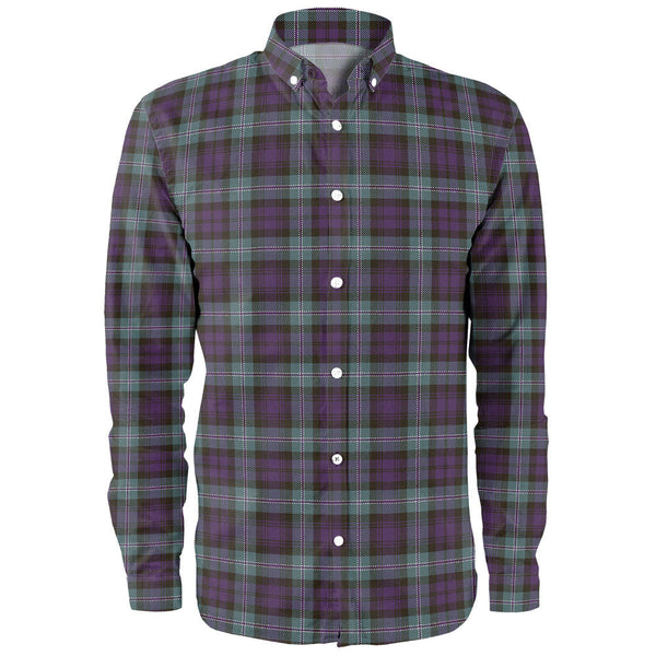Lyon ((Liall Lyall Lyle) Weathered Clan Badge Tartan Long Sleeve Shirt