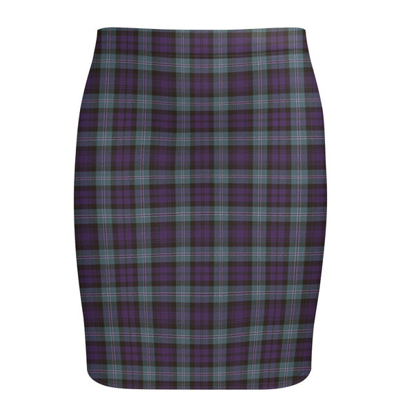 Lyon ((Liall Lyall Lyle) Weathered Tartan Fitted Skirt