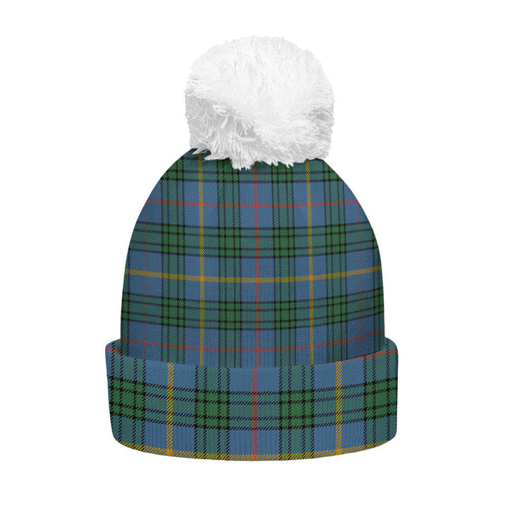 MacAinsh Ancient Clan Badge Tartan Bobble Beanie Hat