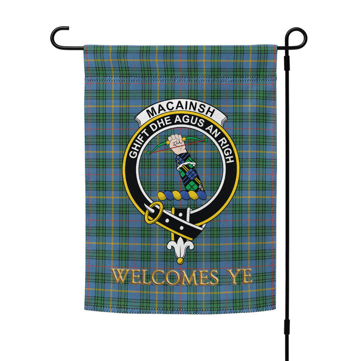 MacAinsh Ancient Clan Badge Tartan Garden Flag