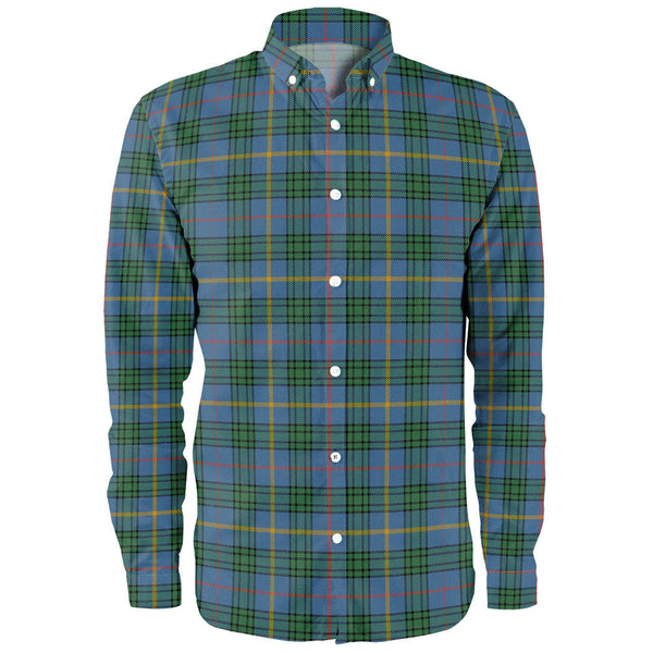 MacAinsh Ancient Clan Badge Tartan Long Sleeve Shirt