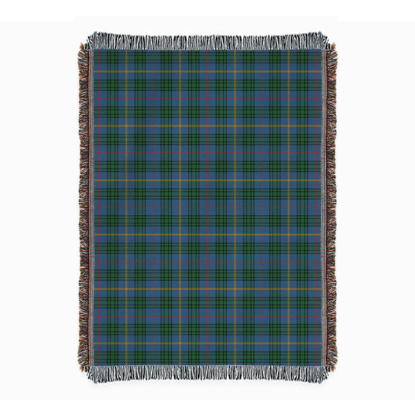 MacAinsh Ancient Clan Badge Tartan Woven Blanket