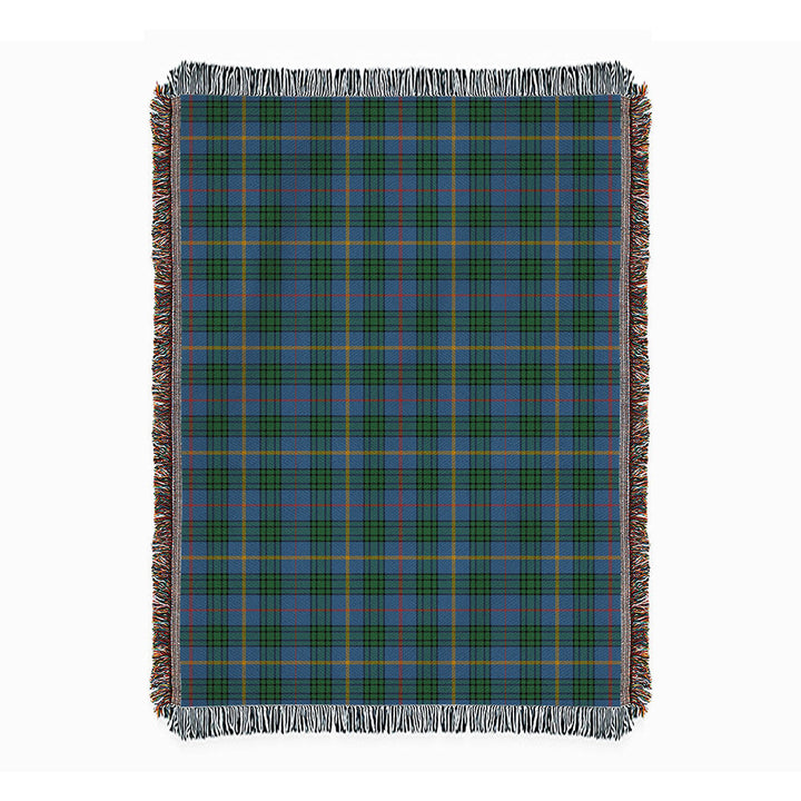 MacAinsh Ancient Clan Badge Tartan Woven Blanket