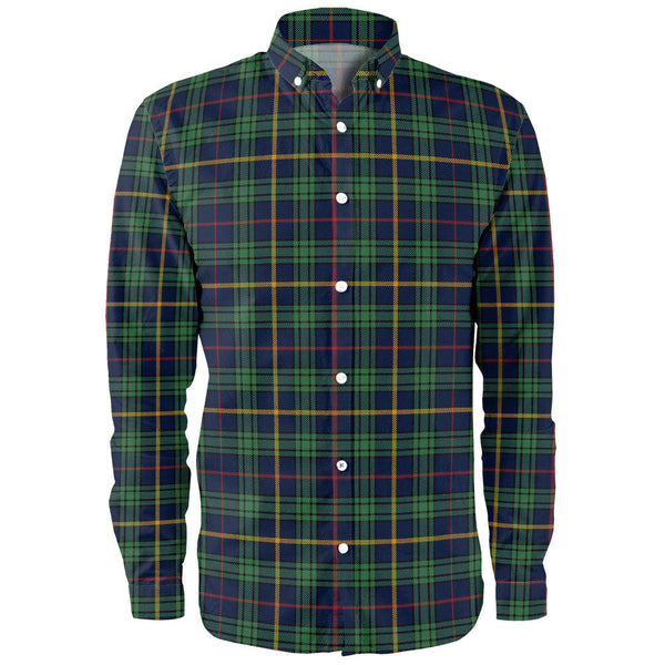 MacAinsh Modern Clan Badge Tartan Long Sleeve Shirt
