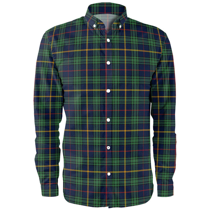 MacAinsh Modern Clan Badge Tartan Long Sleeve Shirt