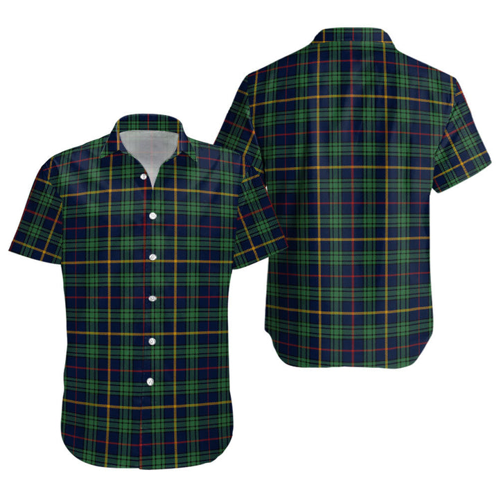 MacAinsh Modern Clan Badge Tartan Short Sleeve Shirt