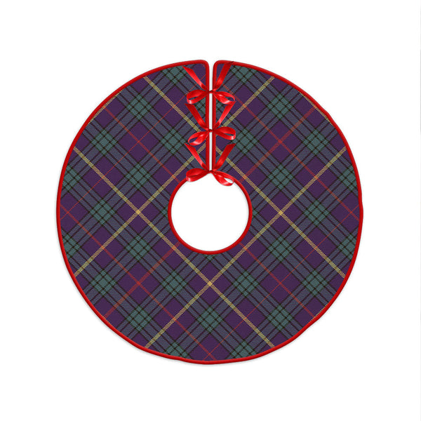 MacAinsh Weathered Clan Badge Tartan Christmas Tree Skirt