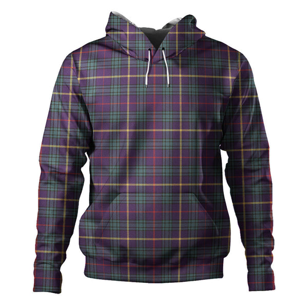 MacAinsh Weathered Clan Badge Tartan Hoodie