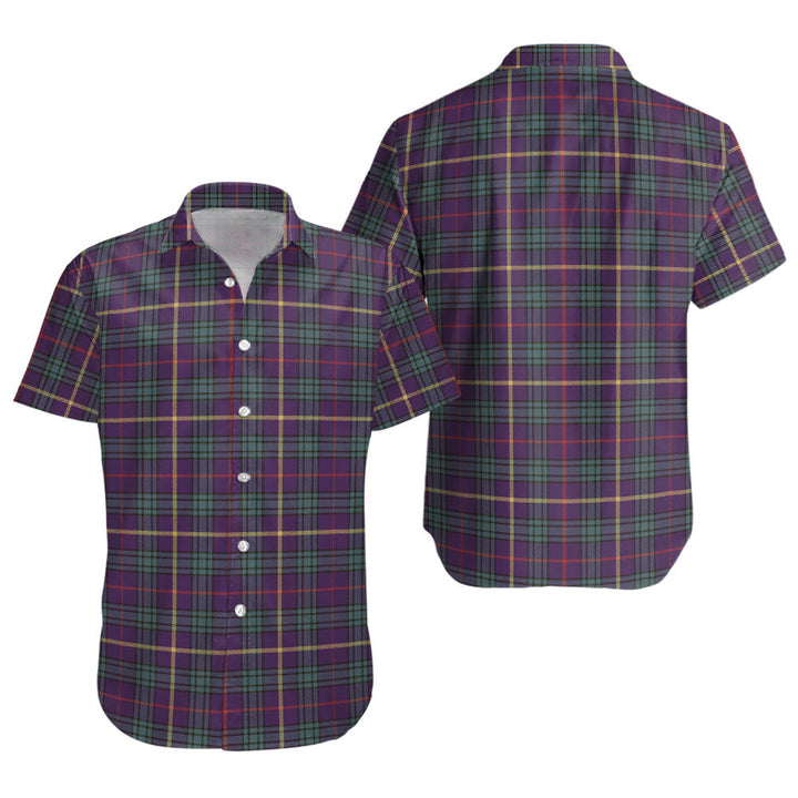 MacAinsh Weathered Clan Badge Tartan Short Sleeve Shirt