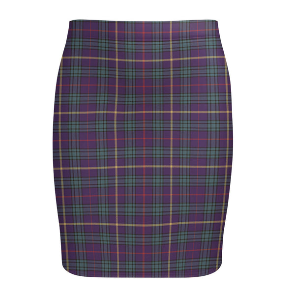 MacAinsh Weathered Tartan Fitted Skirt