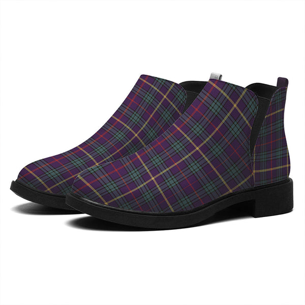 MacAinsh Weathered Tartan Flat Ankle Boots
