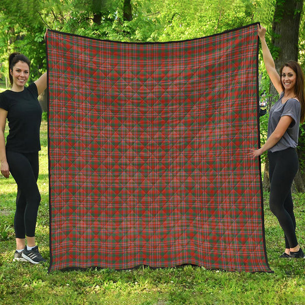 MacAlister Ancient Clan Badge Tartan Premium Quilt
