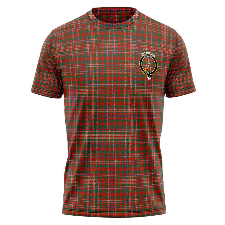 MacAlister Ancient Clan Badge Tartan T-Shirt