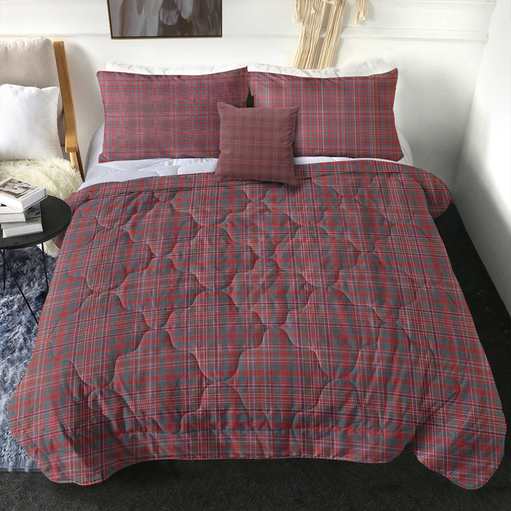 MacAlister Weathered Clan Badge Tartan Comforter