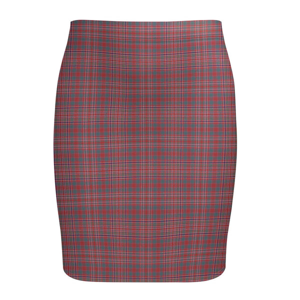 MacAlister Weathered Tartan Fitted Skirt