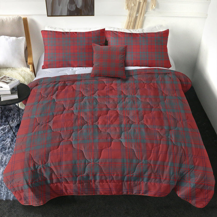 MacAlister of Glenbarr Weathered Clan Badge Tartan Comforter