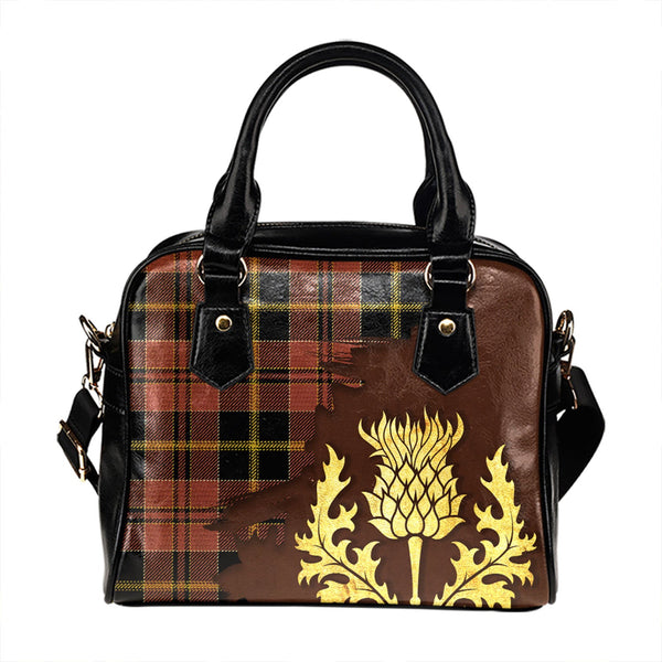 MacAlister of Skye Ancient Tartan Shoulder Handbag Thistle Oldest Style