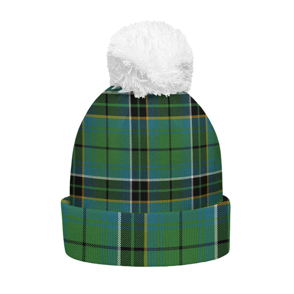MacAlpine Ancient Clan Badge Tartan Bobble Beanie Hat