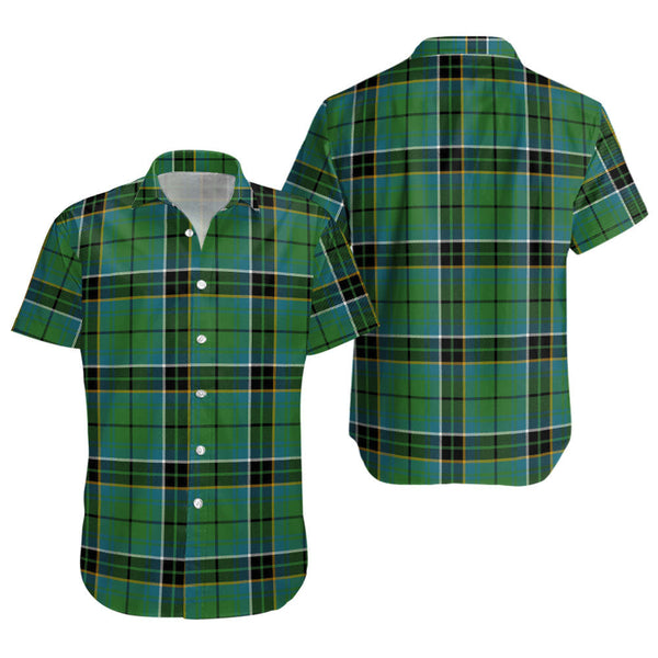 MacAlpine Ancient Clan Badge Tartan Short Sleeve Shirt