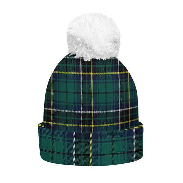MacAlpine Modern Clan Badge Tartan Bobble Beanie Hat