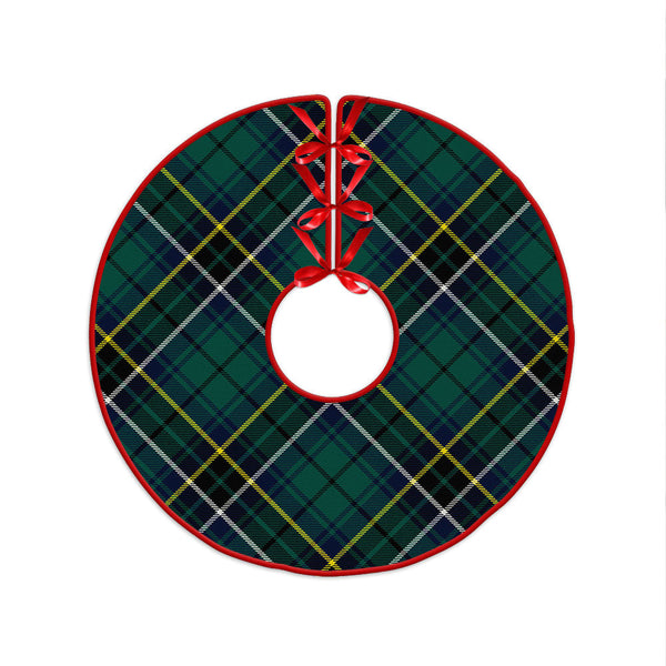 MacAlpine Modern Clan Badge Tartan Christmas Tree Skirt