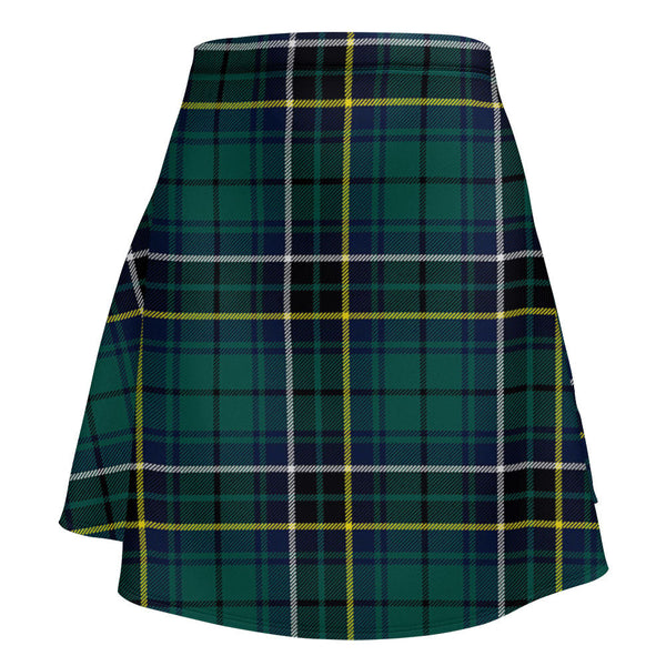 MacAlpine Modern Clan Badge Tartan Flared Skirt