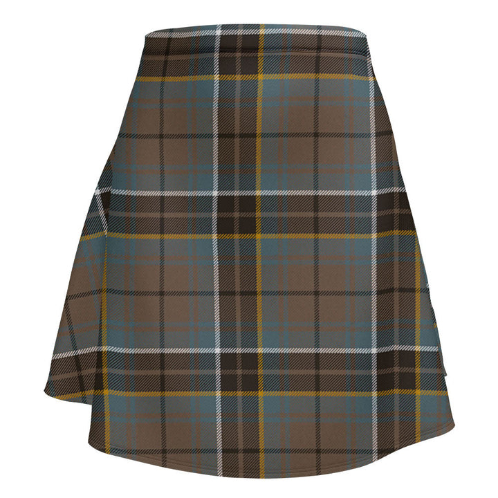 MacAlpine Weathered Clan Badge Tartan Flared Skirt